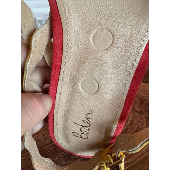 Boden Multicolor Wave-Strap Suede Sandals – EU 40 (US 9) – Rare Style - Picture 6 of 12